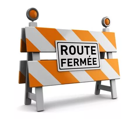 Fermeture de route RC 267-IL-S